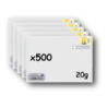 Pack 500 Enveloppes timbrées - Format postal C5 - Lettre recommandée R1 sans AR - 20g