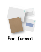 Les formats d'enveloppes timbrées
